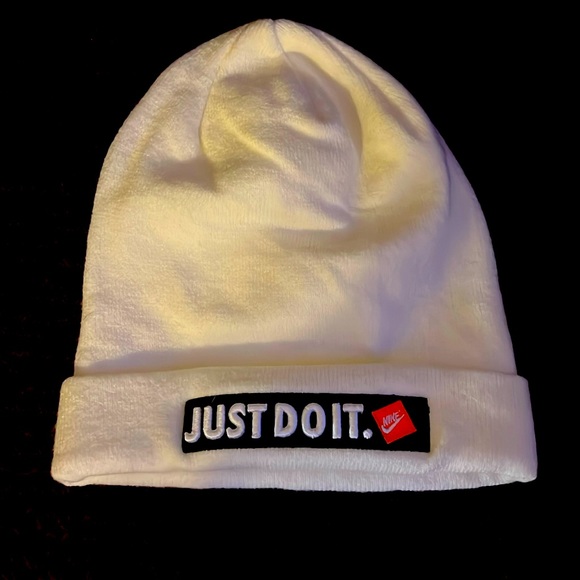 Nike Other - Nike Just Do it. Beanie (White)